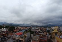 आज दिउँसो र राति केही ठाउँमा ठूलो वर्षाको सम्भावना