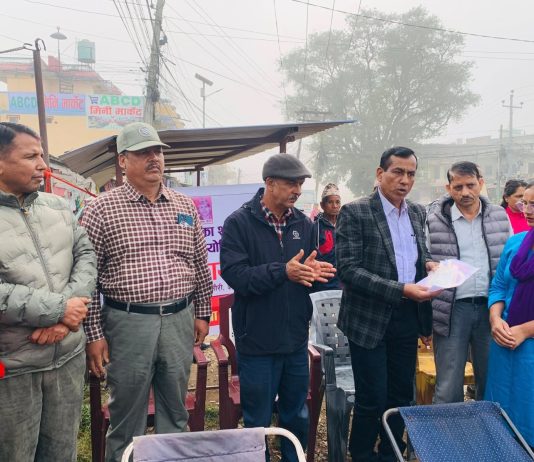 शहिदहरुको स्मृतिमा एमाले दाङद्वारा रक्तदान