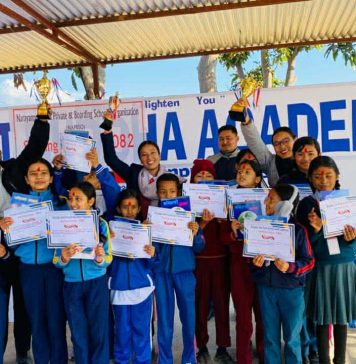 नारायणपुरमा अङ्ग्रेजी हिज्जे प्रतियोगिता