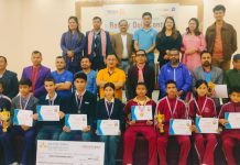 विष्णुप्रसाद शर्मा घिमिरे स्मृति राेटरी क्विज सम्पन्न, गाेर्खा स्कुल प्रथम