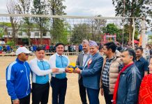 घाेराहीमा मुख्यमन्त्री कप भलिबल प्रतियोगिता सुरु