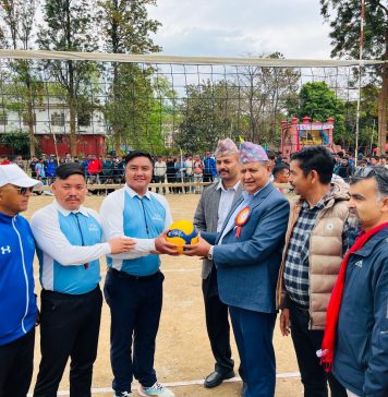 घाेराहीमा मुख्यमन्त्री कप भलिबल प्रतियोगिता सुरु