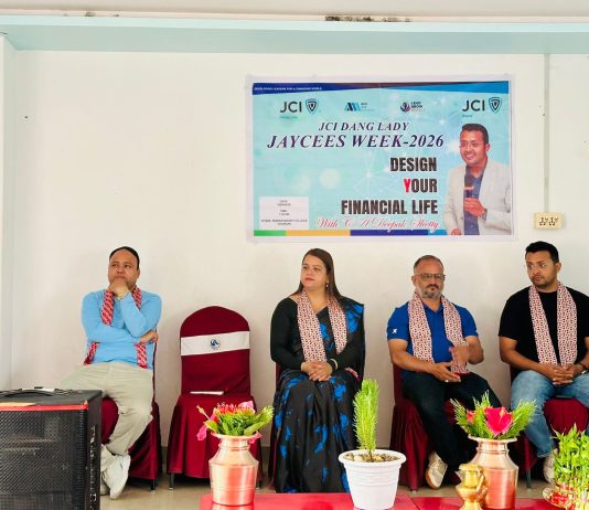 जेसीज सप्ताहकाे चाैंथाे दिन युवासँग वित्तीय साक्षारता
