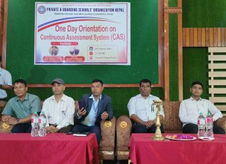 संस्थागत विद्यालयका शिक्षकलाई क्यास तालिम