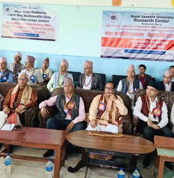 नेसंविमा संस्कृत पाण्डुलिपि सम्पादन तालिम