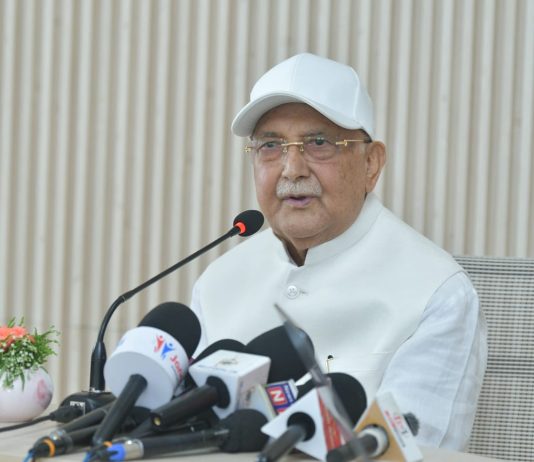देश ऐठनमा छः एमाले अध्यक्ष ओली