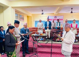 लुम्बिनी प्रदेशका तीन नयाँ मन्त्रीले लिए शपथ