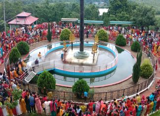 पाण्डवेश्वर महादेव मन्दिर धारपानीमा एक करोड दीप प्रज्वलन