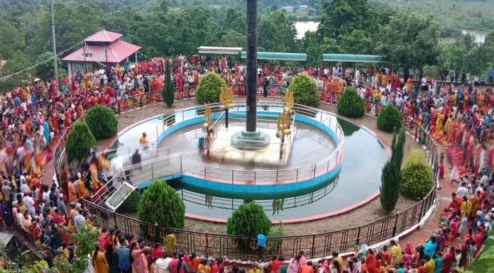 पाण्डवेश्वर महादेव मन्दिर धारपानीमा एक करोड दीप प्रज्वलन
