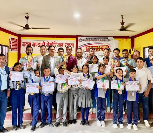 विज्ञान तथा गणित हाजिरी जवाफमा भ्याली टप प्रथम
