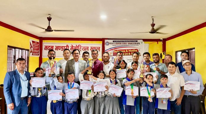 विज्ञान तथा गणित हाजिरी जवाफमा भ्याली टप प्रथम